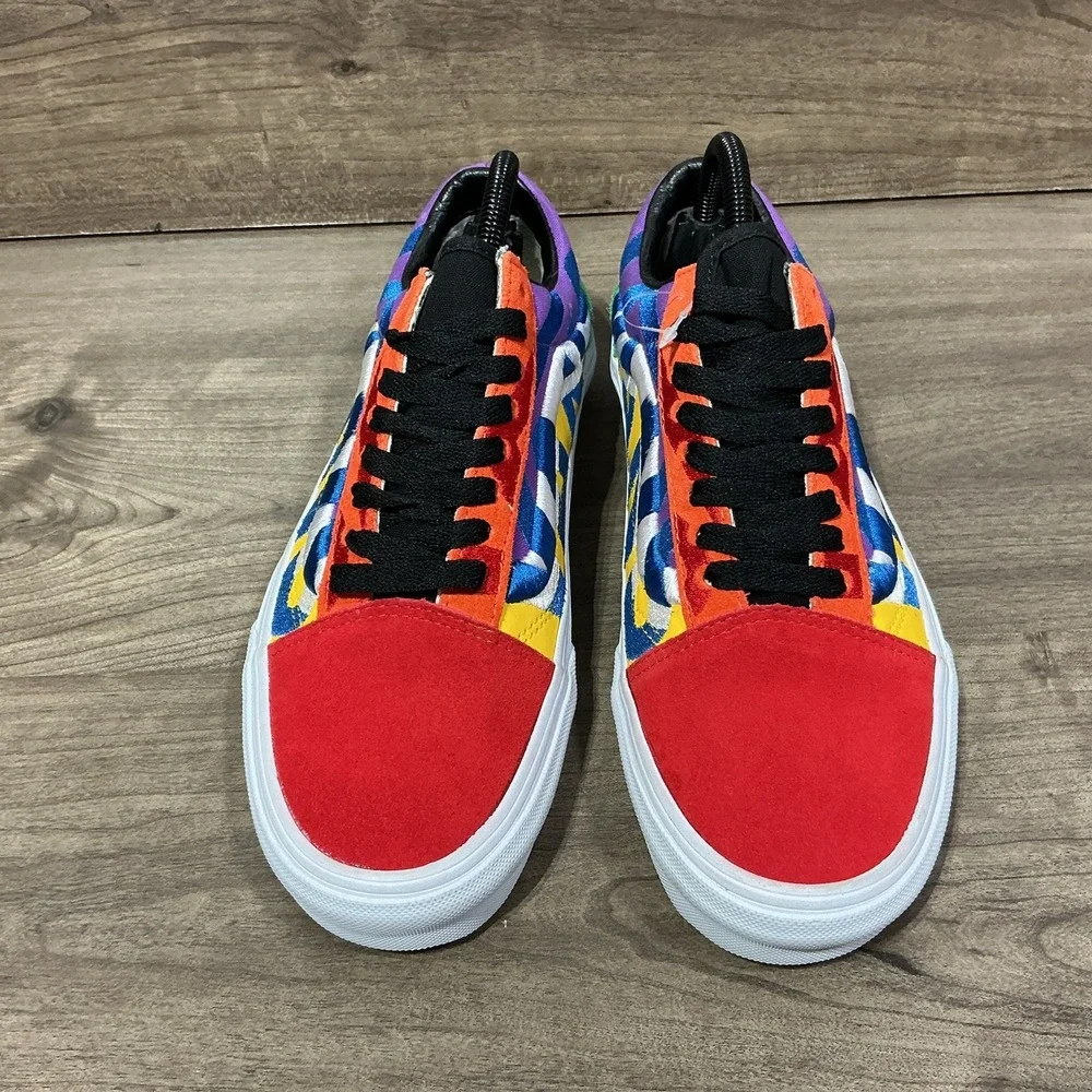 Vans Unisex Old School Statement Block Skate Shoes Mens Size 7.5 Womens Size 9